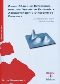 Curso básico de Estadística para los grados en Economía y Administración y Dirección de Empresas, de Pascual Sáez, Marta | po