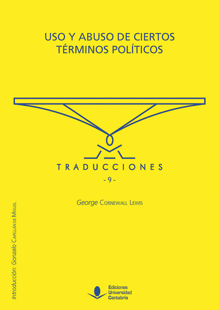 Uso y abuso de ciertos términos políticos, de Lewis, George Cornewall | portada del libro