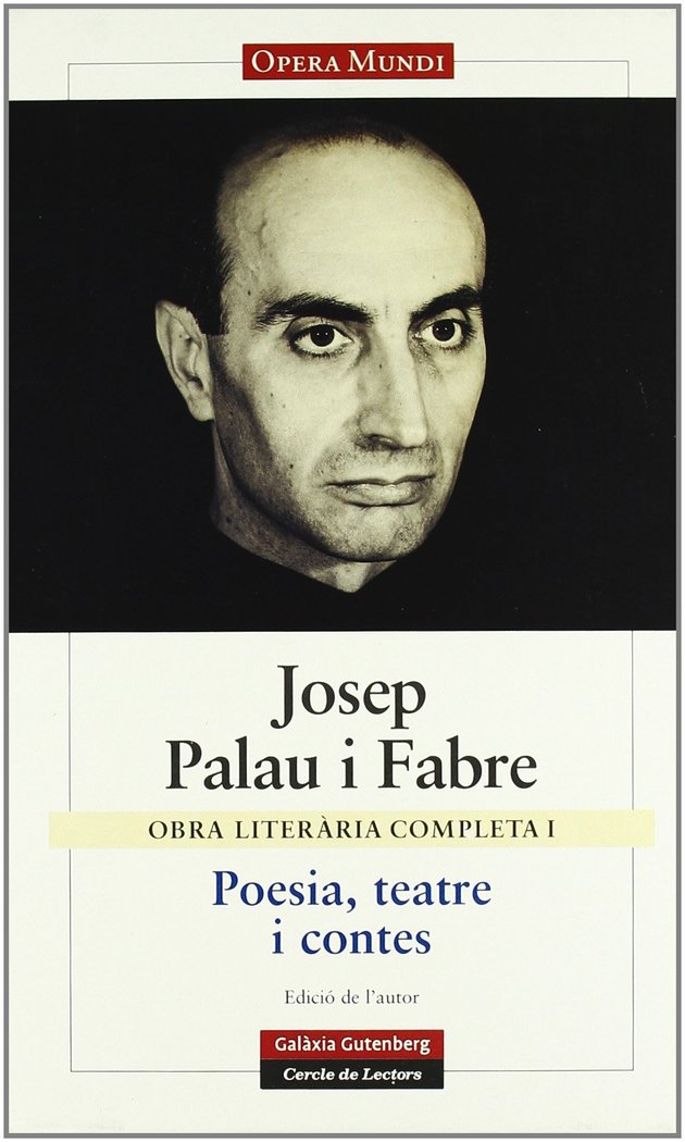 Poesia, teatre i contes, de Palau i Fabre, Josep | portada del libro