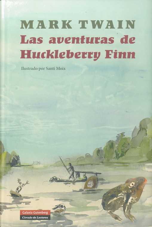 Las aventuras de Huckleberry Finn, de Twain | portada del libro