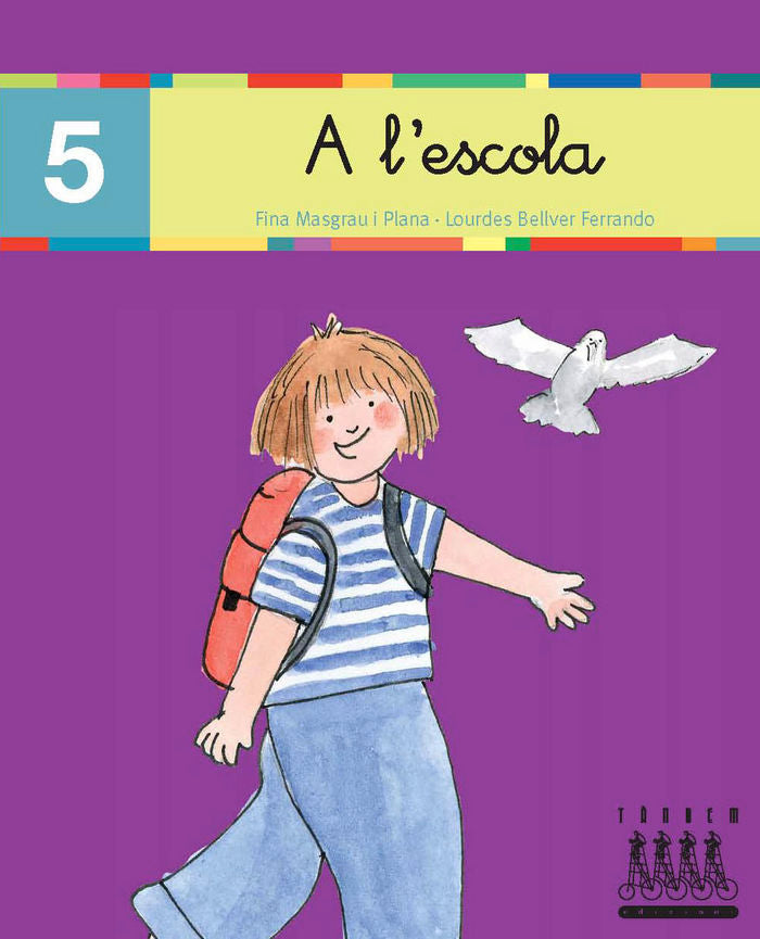 A l'escola (c) (Català oriental), de Fina Masgrau, Lourdes Bellver | portada del libro
