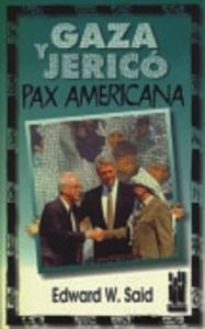 Gaza y Jerico, de Said, Edward W. | portada del libro