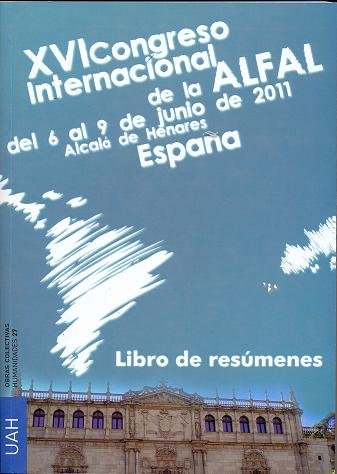 XVI Congreso Internacional de la ALFAL del 6 al 9 de junio 2011, de Varios autores | portada del libro