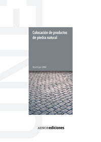 Colocación de productos de piedra natural | portada del libro