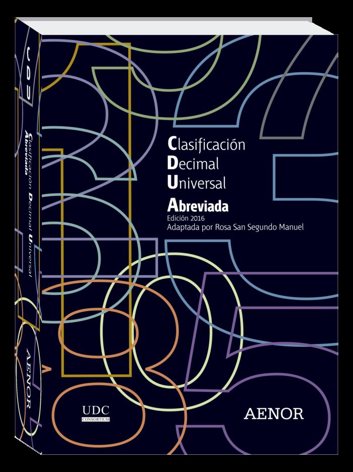 Clasificación Decimal Universal (CDU) abreviada | portada del libro