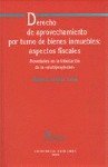 DERECHO DE APROVECHAMIENTO POR TUR, de ARRIBAS LEON | portada del libro