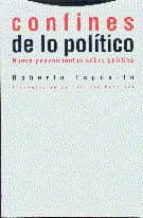 CONFINES DE LO POLITICO, de Roberto Esposito | portada del libro