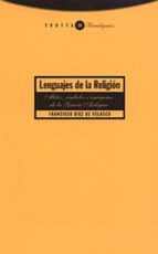 LENGUAJES DE LA RELIGION, de Francisco Díez de Velasco | portada del libro
