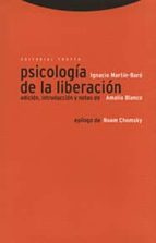 PSICOLOGIA DE LA LIBERACION, de Ignacio Martín Baró | portada del libro