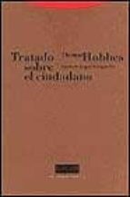 TRATADO SOBRE CIUDADANO, de Thomas Hobbes | portada del libro