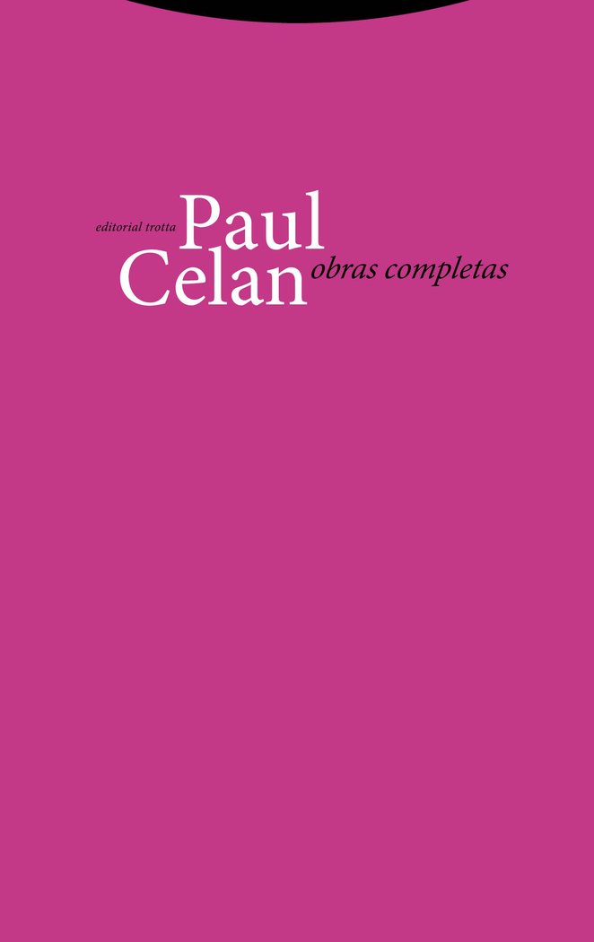 OBRAS COMPLETAS DE PAUL CELAN 8ヲED, de Celan | portada del libro