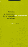 RAZONES Y SINRAZONES DE LA CREENCIA RELIGIOSA, de Estrada | portada del libro