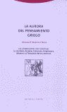 AURORA DEL PENSAMIENTO GRIEGO,LA, de Martínez Nieto | portada del libro