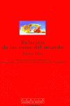 RELACION DE LAS COSAS DEL MUNDO, de Hua | portada del libro