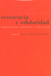 RESISTENCIA Y SOLIDARIDAD, de FORNET BETANCOURT | portada del libro