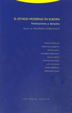 ESTADO MODERNO EN EUROPA, de MAURIZO FIORAVANTI | portada del libro