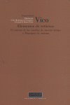 ELEMENTOS DE RETORICA, de VICO | portada del libro