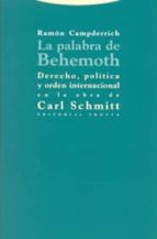 PALABRA BEHEMOTH,LA, de RAMON CAMPDERRICH | portada del libro