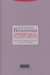PROFESION DE FE DEL VICARIO SABOYANO, de Rousseau | portada del libro