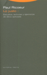 LO JUSTO 2, de Ricoeur | portada del libro