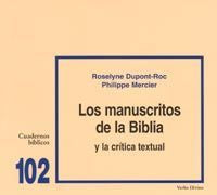 Los manuscritos de la Biblia y la crítica textual, de Dupont-Roc, Roselyne y Philippe Mercier | portada del libro