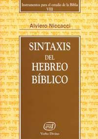 Sintaxis del hebreo bíblico, de Niccacci, Alviero | portada del libro