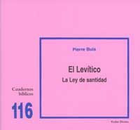 El Levítico: la Ley de Santidad, de Buis, Pierre | portada del libro