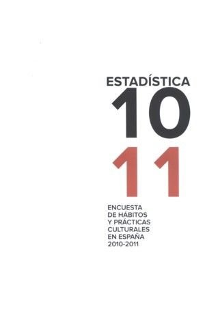 Encuesta de hábitos y prácticas culturales en España 2010-2011 | portada del libro