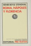 Roma, Nápoles y Florencia, de Stendhal | portada del libro