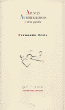 APUNTES AUTOBIOGRAFICOS PT-512, de ORTIZ | portada del libro