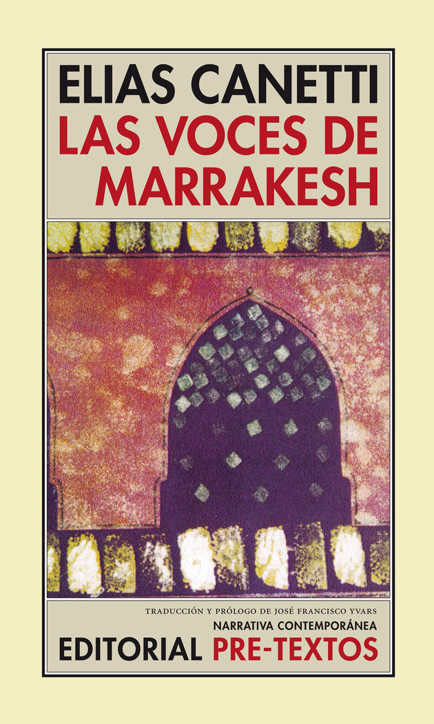Las voces de Marrakesh, de Canetti | portada del libro