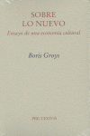 SOBRE LO NUEVO PT-727 *, de Groys | portada del libro