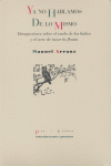YA NO HABLAMOS DE LO MISMO PT-733, de Arranz | portada del libro