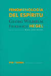 Fenomenolog¡a del esp¡ritu, de HEGEL | portada del libro