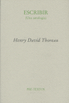 ESCRIBIR PT-897 *, de Thoreau | portada del libro