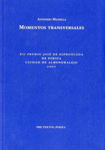 MOMENTOS TRANSVERSALES PT-916, de Manilla | portada del libro