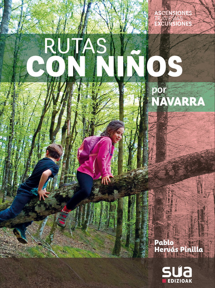 Rutas con niños por Navarra, de Hervás Pinilla, Pablo | portada del libro