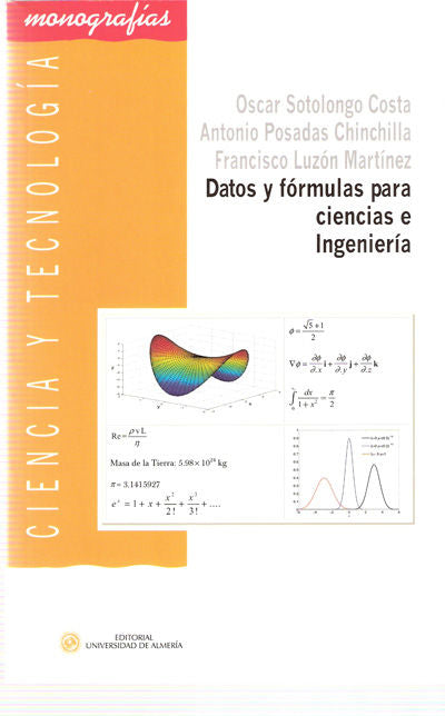 Datos y fórmulas para ciencias e ingeniería, de Luzón Martínez | portada del libro
