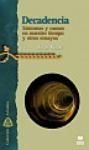 Decadencia, de Riezu, Jorge | portada del libro