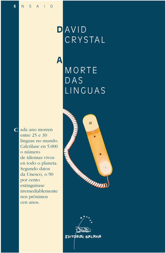 Morte das linguas, a, de Crystal, David | portada del libro