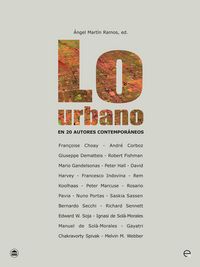 Lo urbano en 20 autores contemporáneos, de Martín Ramos | portada del libro