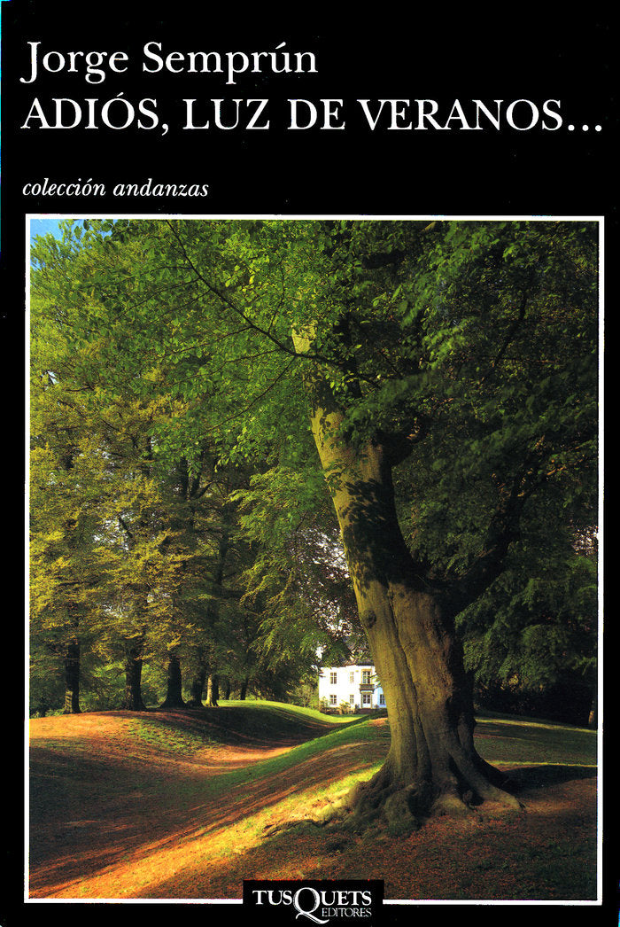 Adiós, luz de veranos, de Semprún | portada del libro