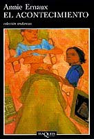 El acontecimiento, de ERNAUX | portada del libro