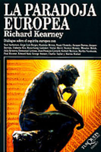 La paradoja europea, de Kearney, Richard | portada del libro