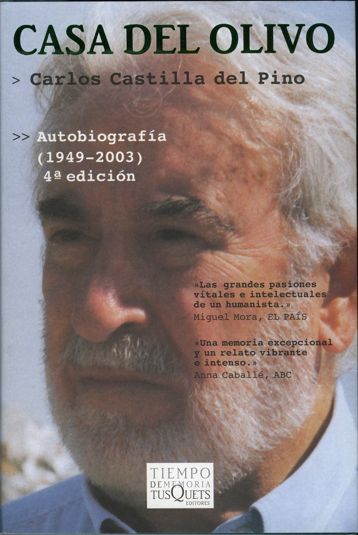Casa del Olivo, de Castilla del Pino | portada del libro