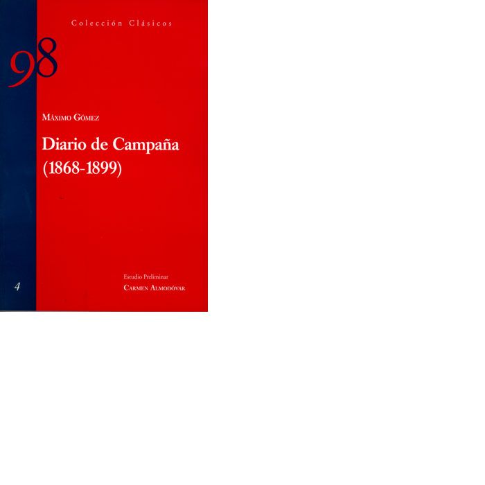 Diario de campaña (1868-1899), de Gómez Báez | portada del libro