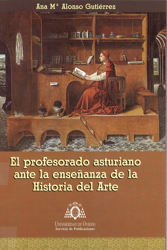 El profesorado asturiano ante la enseñanza de la Historia del Arte, de Alonso Gutiérrez | portada del libro