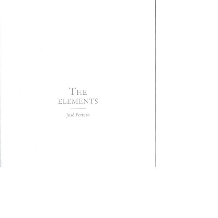 The elements, de Ferrero Villares | portada del libro
