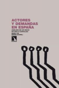Actores y demandas en España, de MARíA LUZ MORáN | portada del libro