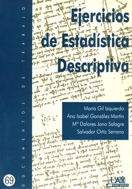 Ejercicios de Estadística descriptiva, de Gil Izquierdo | portada del libro